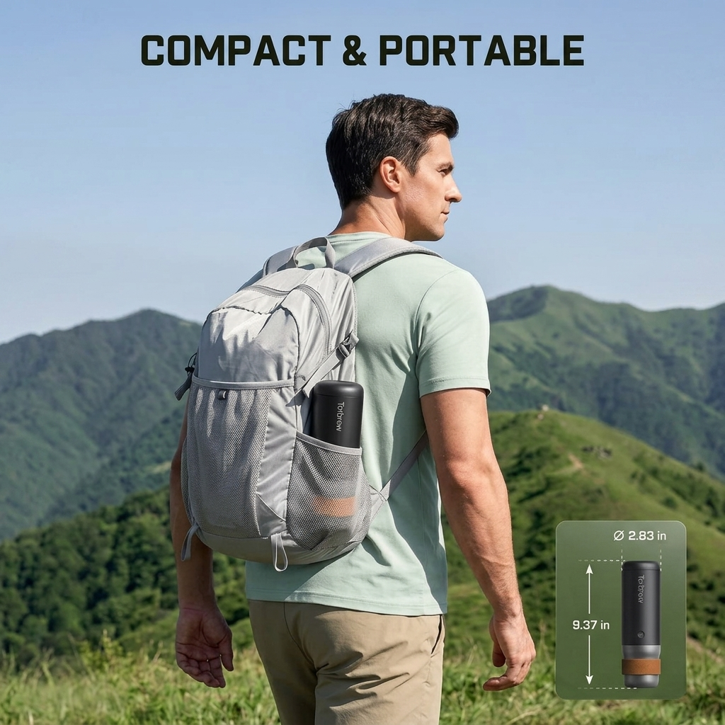 The Torbrew™ Portable Espresso Machine